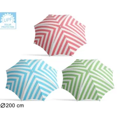 Atosa Sombrilla de metal orientable UPF 3 Nylon Surtido 22/25 mm 200 cm