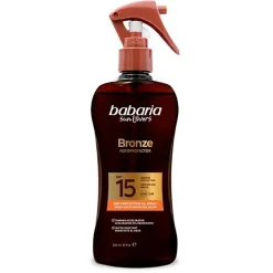 Babaria Aceite Protector Monoi Tahiti Bronceador SPF 15 300Ml