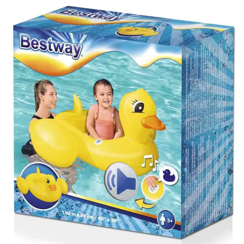 Bestway Bote inflable para niños Funspeakers Duck