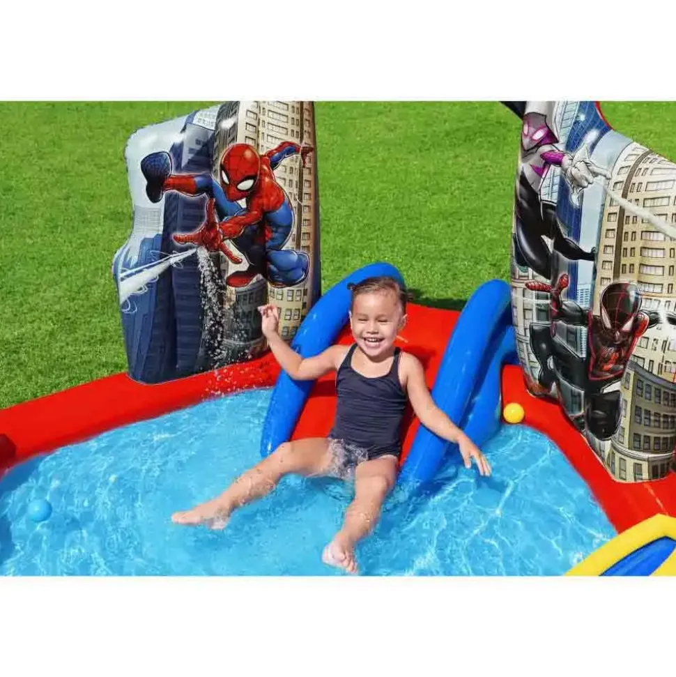 Bestway Centro de juegos acuáticos 98793 Marvel Spider-Man 211x206x127 cm