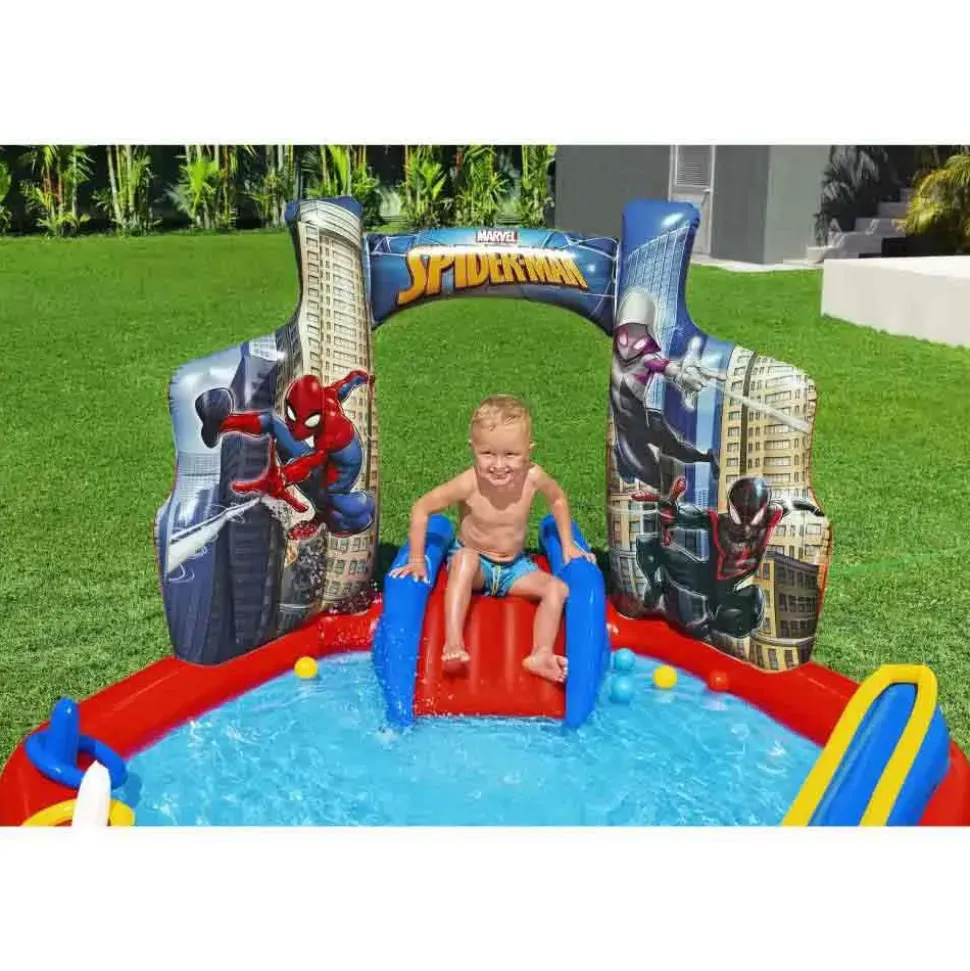 Bestway Centro de juegos acuáticos 98793 Marvel Spider-Man 211x206x127 cm