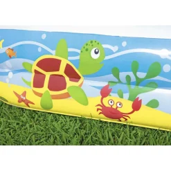 Bestway Con piscina inflable cuadrada con toldo 147x147x122 cm