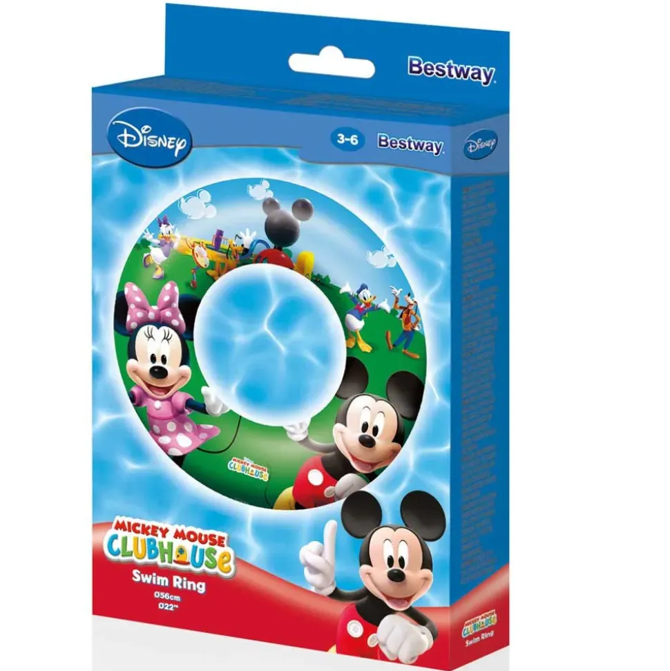Bestway Flotador de natación Mickey Ø56 cm