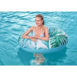 Bestway Flotador de natación Surtido Tropical palms Ø119cm