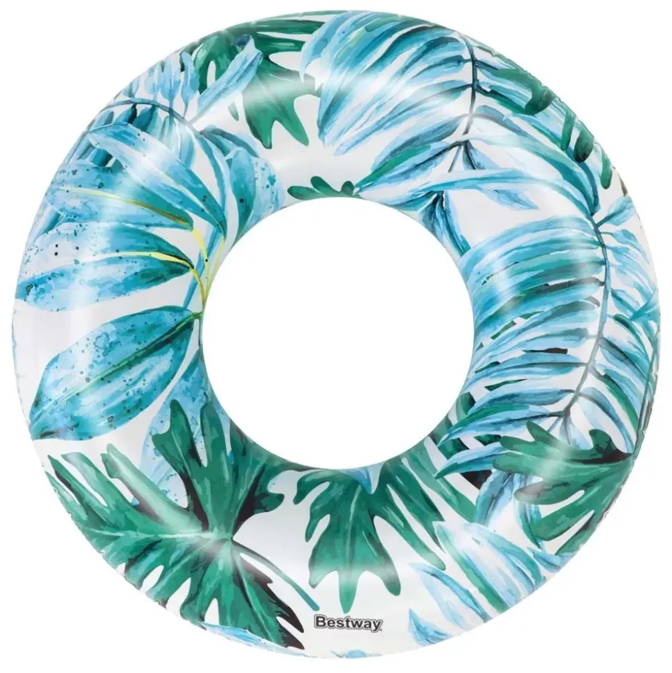 Bestway Flotador de natación Surtido Tropical palms Ø119cm