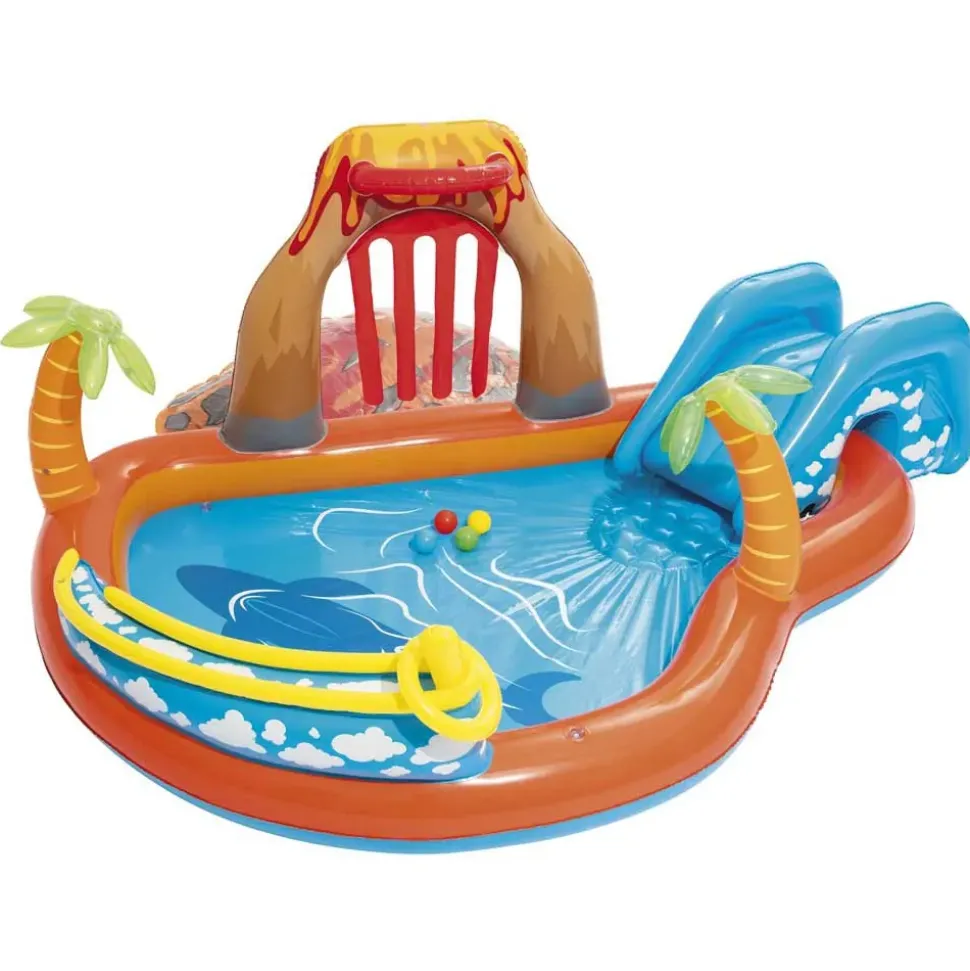 Bestway Piscina hinchable ovalada Lava Lagoon 265x265x104 cm