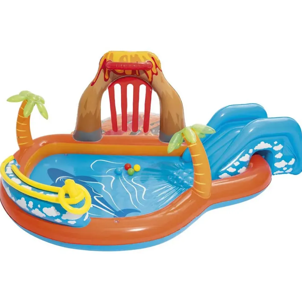 Bestway Piscina hinchable ovalada Lava Lagoon 265x265x104 cm