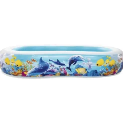 Bestway Piscina hinchable ovalada Family 262x157x46 cm