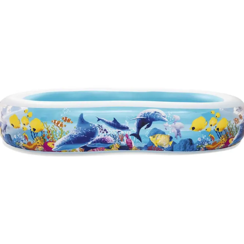Bestway Piscina hinchable ovalada Family 262x157x46 cm