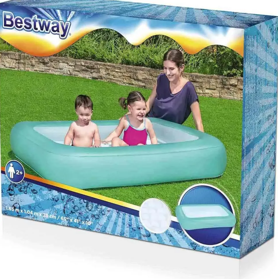 Bestway Piscina hinchable rectangular 51115 Aquababes 165x104x25cm Surtido