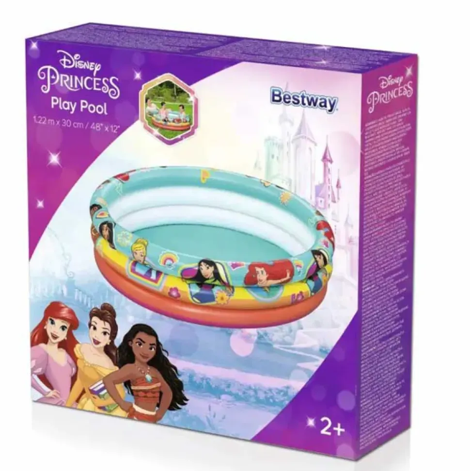 Bestway Piscina hinchable redonda 91099 Disney Princess Play Pool Ø122x30 cm