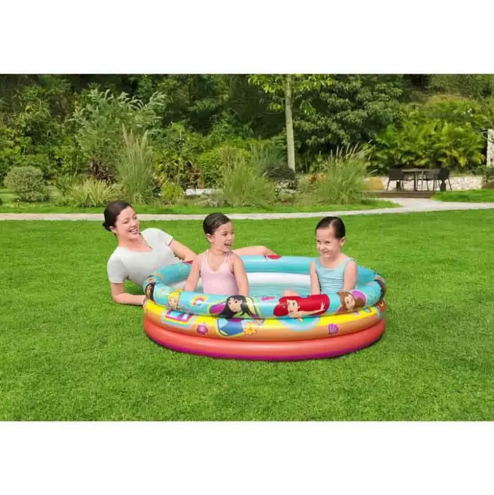 Bestway Piscina hinchable redonda 91099 Disney Princess Play Pool Ø122x30 cm