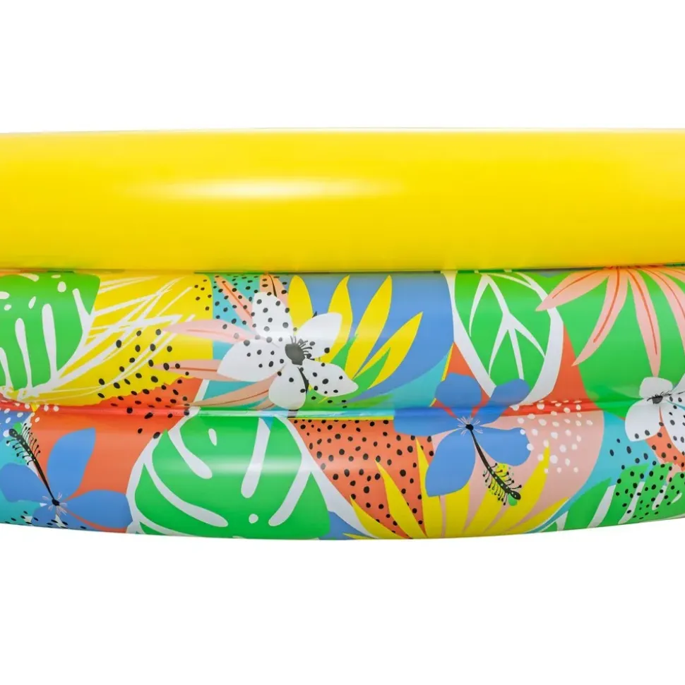 Bestway Piscina hinchable redonda 51203 Tropical Ø168x38 cm