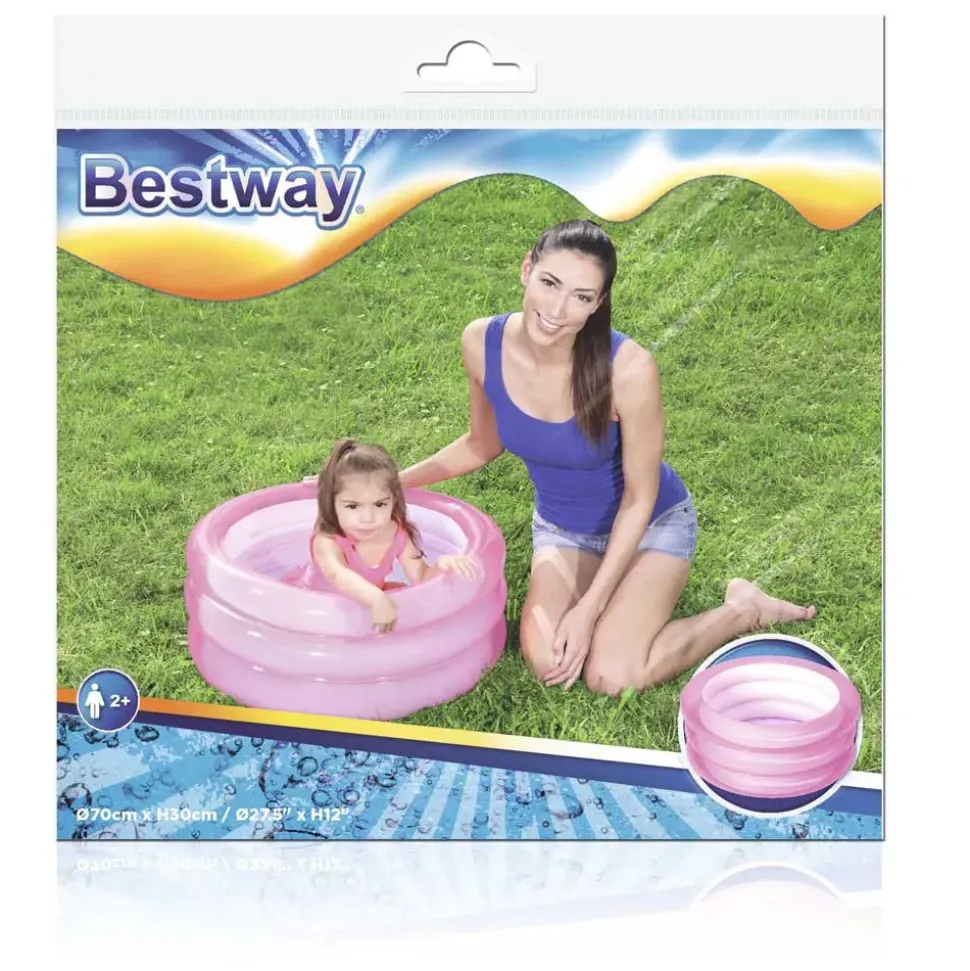 Bestway Piscina hinchable redonda Kiddie Ø70x30 cm Surtido