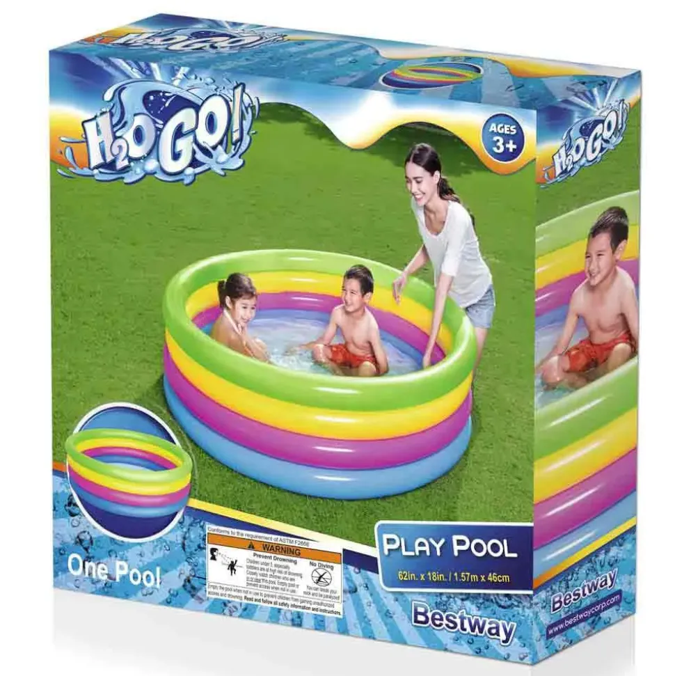 Bestway Piscina hinchable redonda Ø157x46 cm