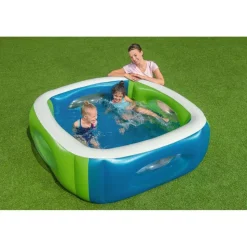 Bestway Piscina inflable cuadrada para ventana 168x168x56 cm