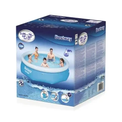 Bestway Piscina inflable redonda de instalación rápida Ø sin depuradora 305x76 cm