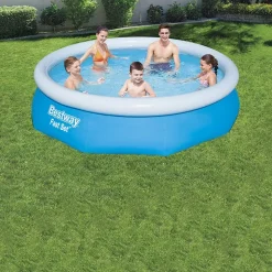 Bestway Piscina inflable redonda de instalación rápida Ø sin depuradora 305x76 cm