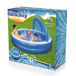 Bestway Piscina inflable redonda 54337 con sombrilla