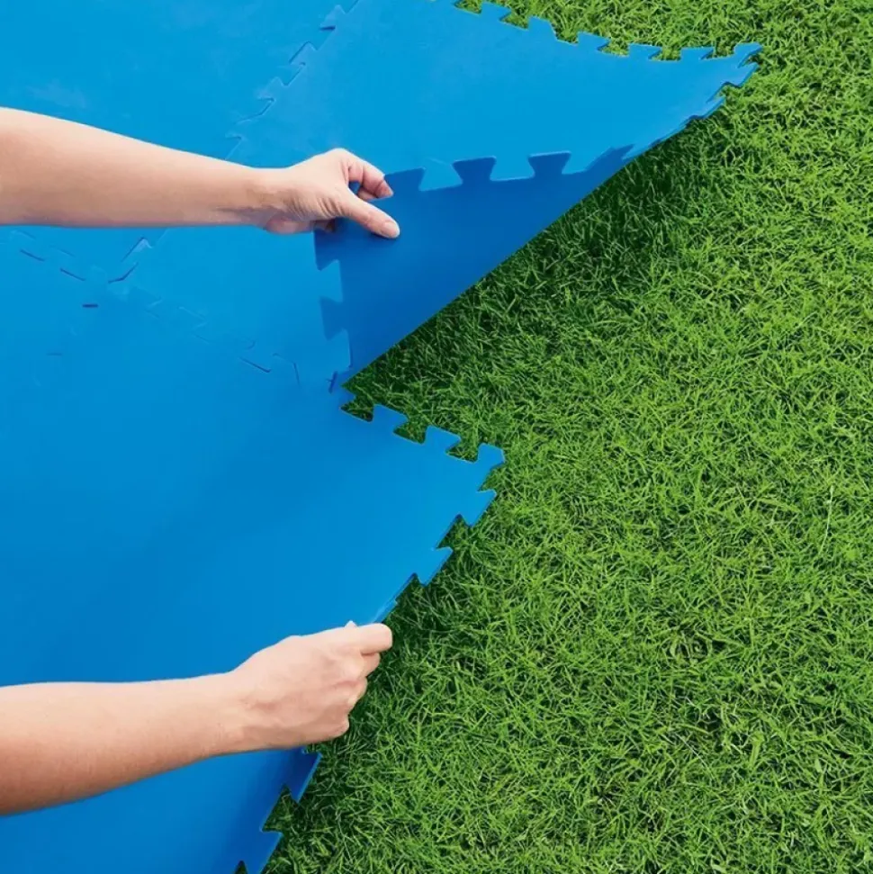 Bestway Protector de suelo para piscina 58220 50x50x0.4cm 9 unidades