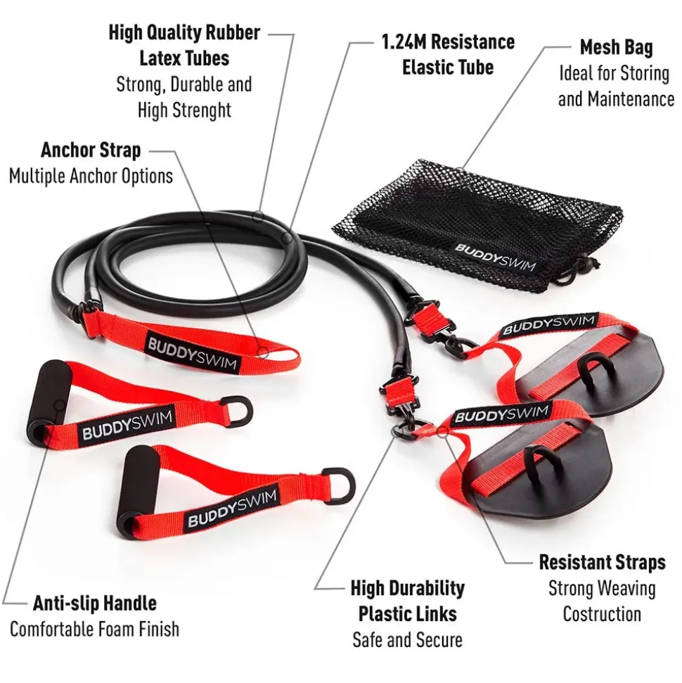 Buddyswim Banda de resistencia Super Stroke Dryland 2.0