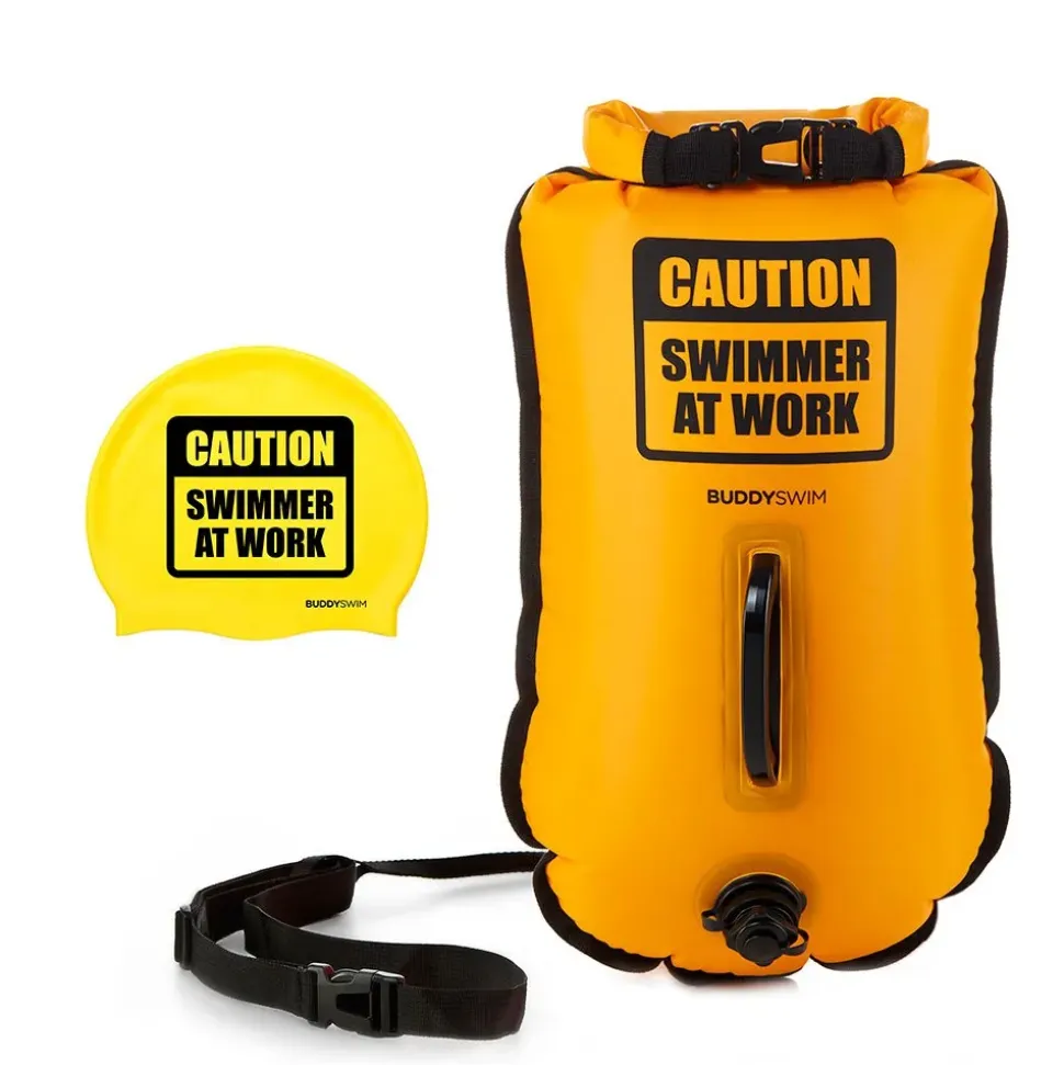 Buddyswim Boya Caution Swimmer At Work 20L