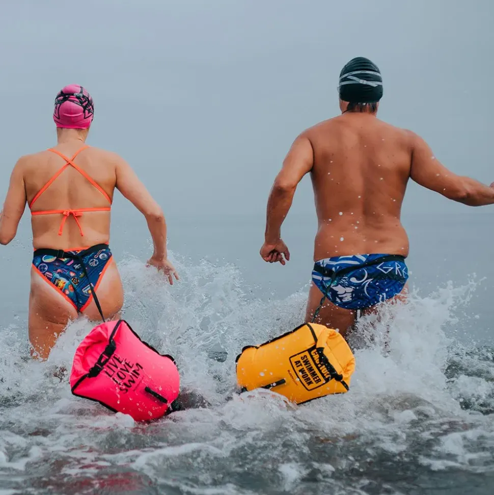 Buddyswim Boya Caution Swimmer At Work 20L