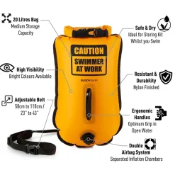 Buddyswim Boya Caution Swimmer At Work 20L