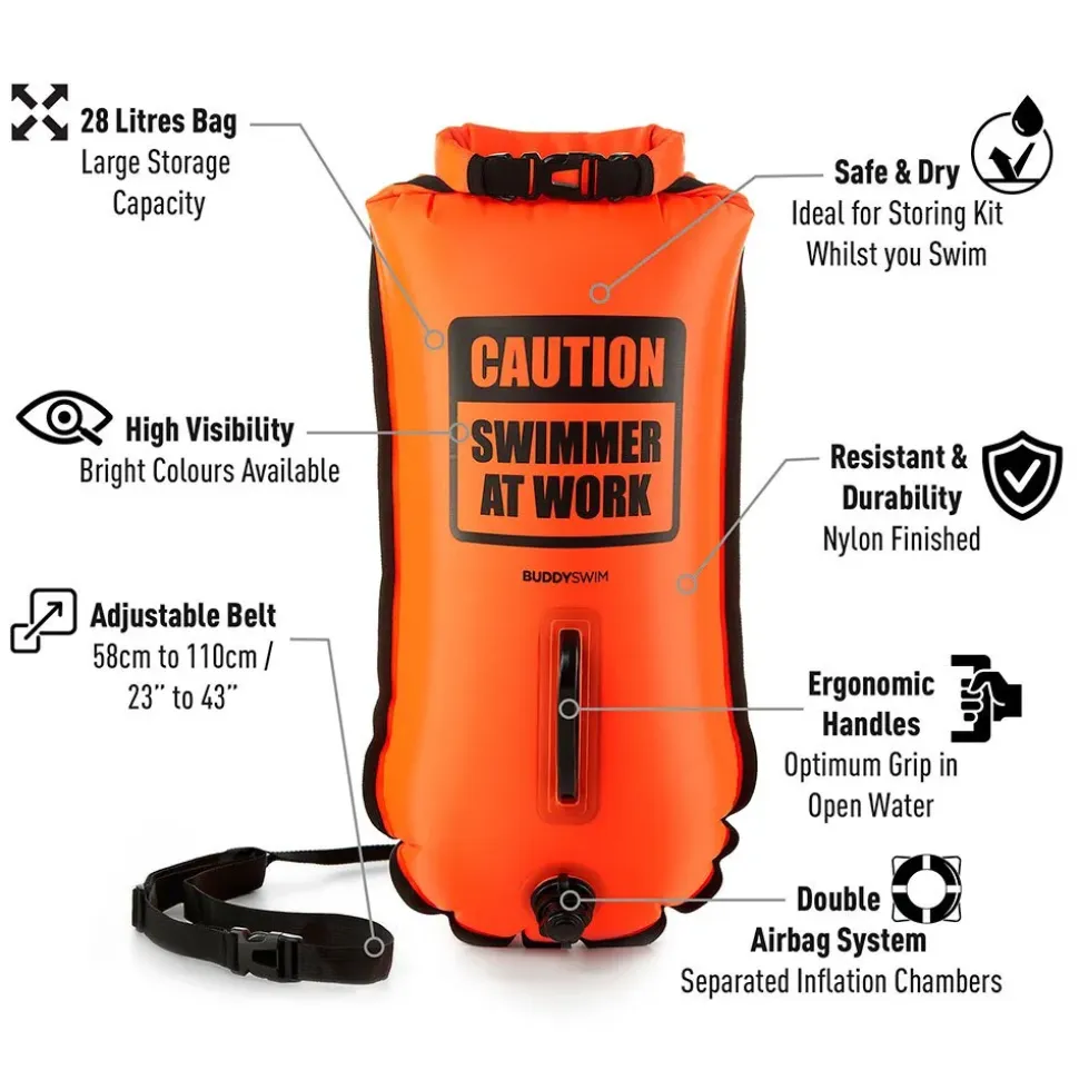 Buddyswim Boya Swimmer At Work 28L