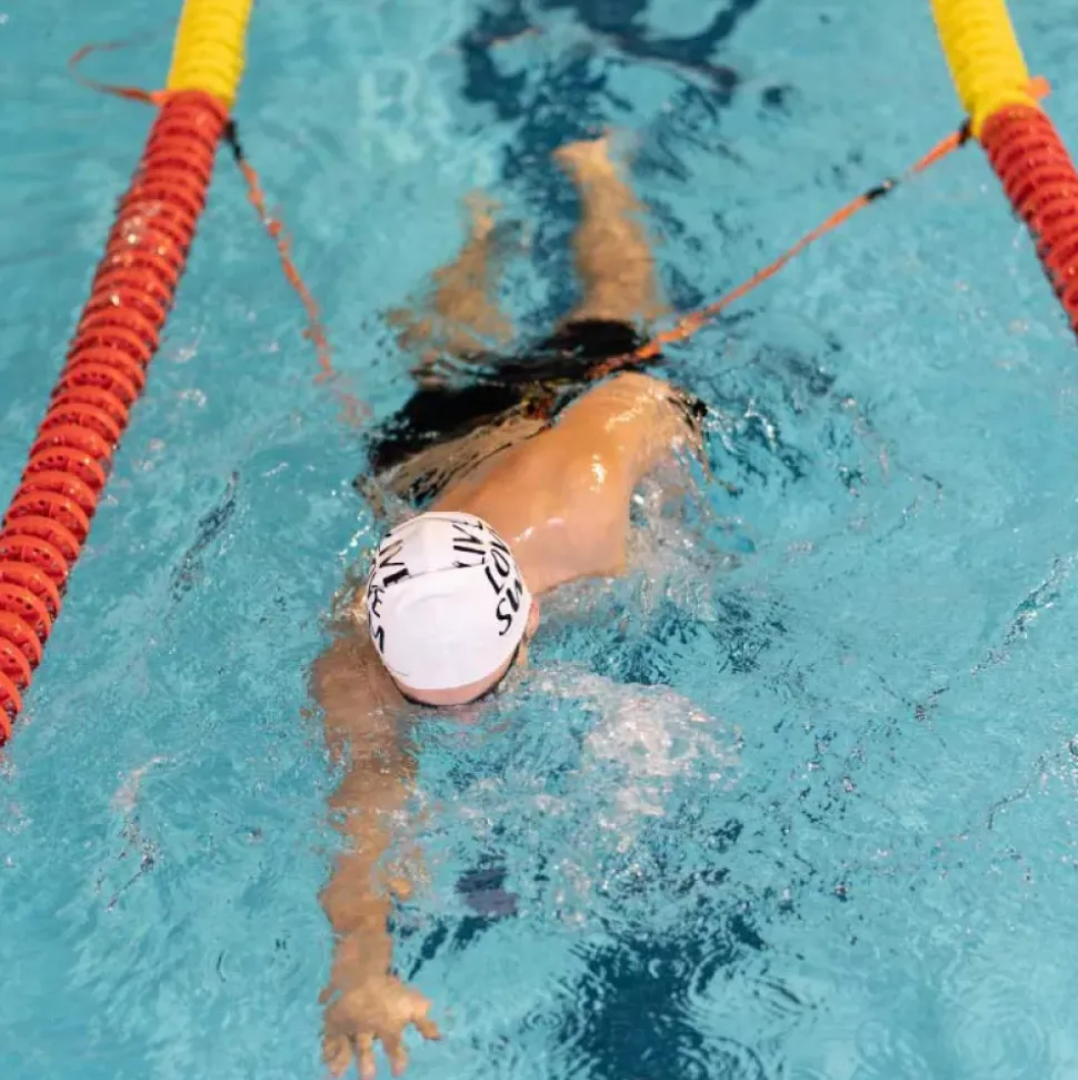 Buddyswim Cinturón de carril de natación estacionario