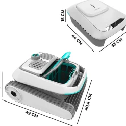 Cecotec Robot limpiafondos Conga Pooldroid 10000 TotalClean AquaSkater