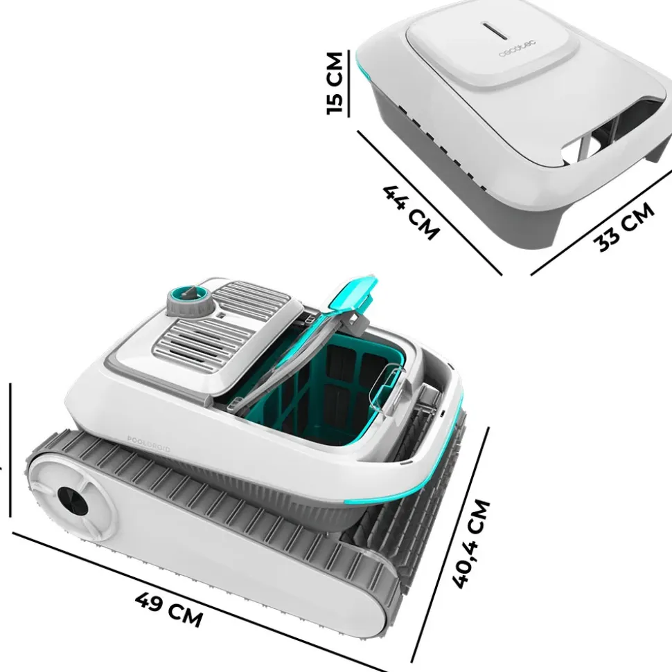 Cecotec Robot limpiafondos Conga Pooldroid 10000 TotalClean AquaSkater