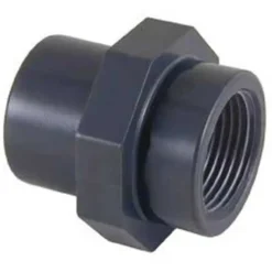 Cepex Adaptador reductor hembra-hembra 02256 Ø50-40x2 con conexión por solvente y rosca hembra BSP