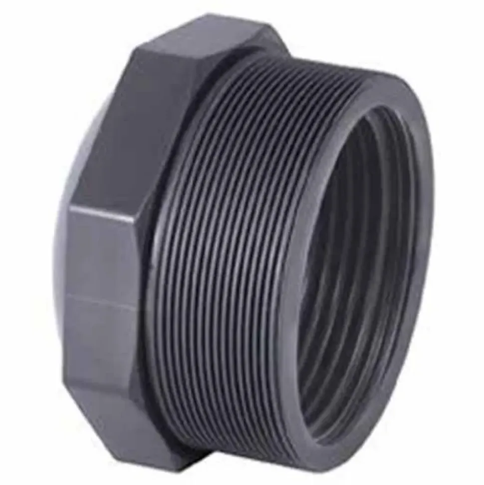 Cepex Boquilla reductora corta de PVC Ø2 1/2x2 BSP macho-hembra