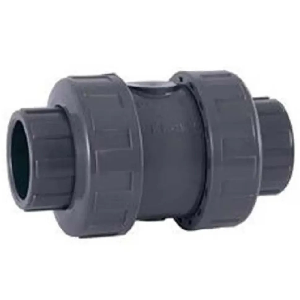 Cepex Válvulas de retención de PVC-U Ø32 serie de resorte con juntas tóricas de EPDM conexión por enchufe para disolvente 009013