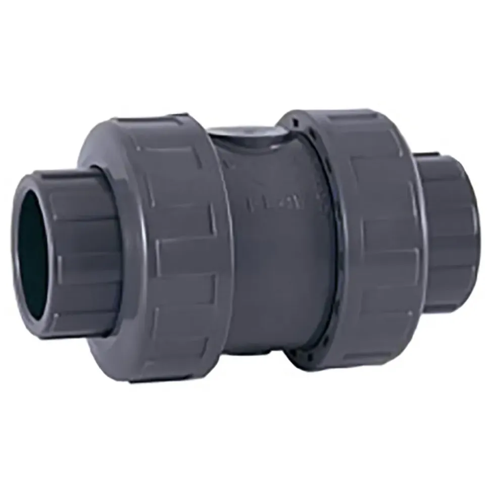 Cepex Válvulas de retención de PVC-U Ø50 serie de muelles con juntas tóricas de EPDM conexión por enchufe con adhesivo