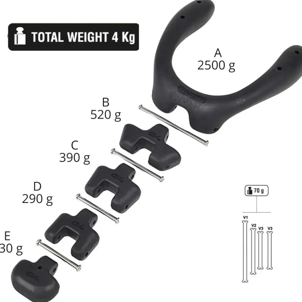 C4 Freediving Collar de lastre Dyno