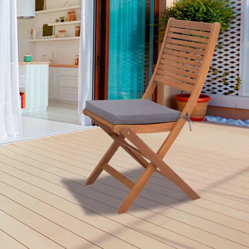 Chillvert Cojín de asiento para silla de jardín Gandia 38x38x4.5 cm