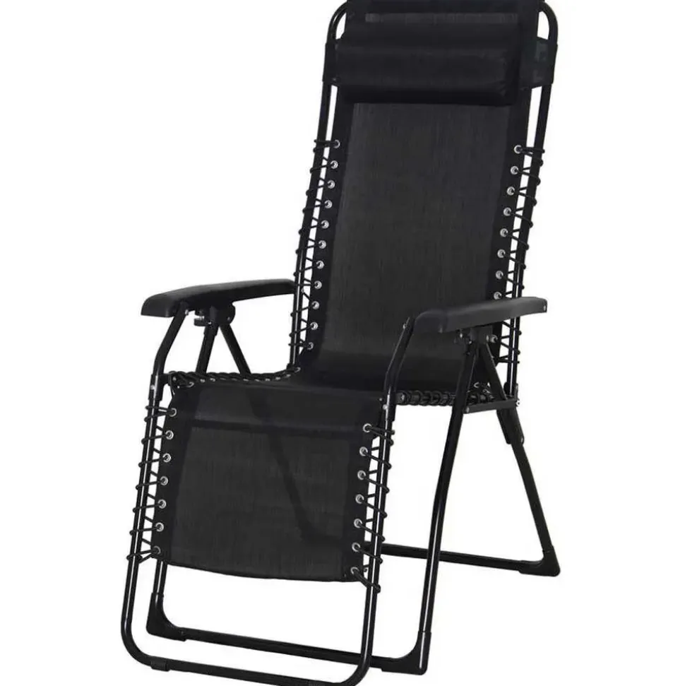 Chillvert Silla plegable Acero Catania 65.5x91x116 cm