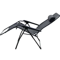 Chillvert Silla plegable Acero Catania 65.5x91x116 cm