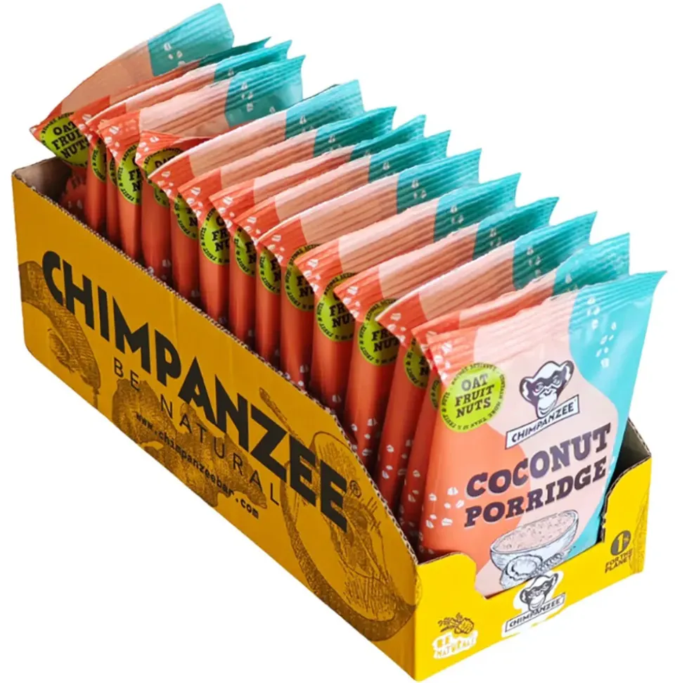 Chimpanzee Caja de avena 65g Coconut&Caco 15 unidades