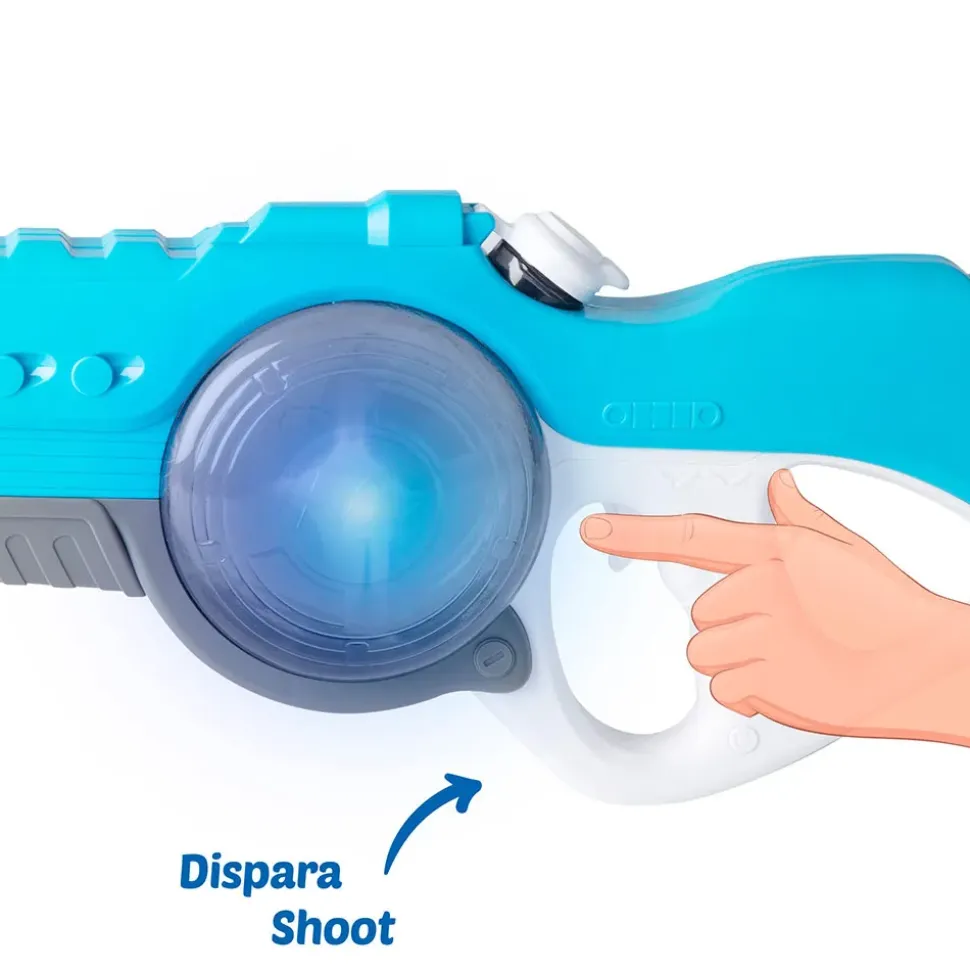 Colorbaby Pistola de agua Aqua World 47661 con luz y sonido
