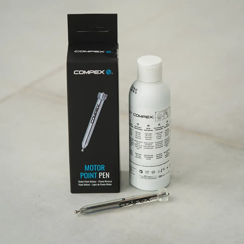 Compex Pack de lápiz de punto motor y gel