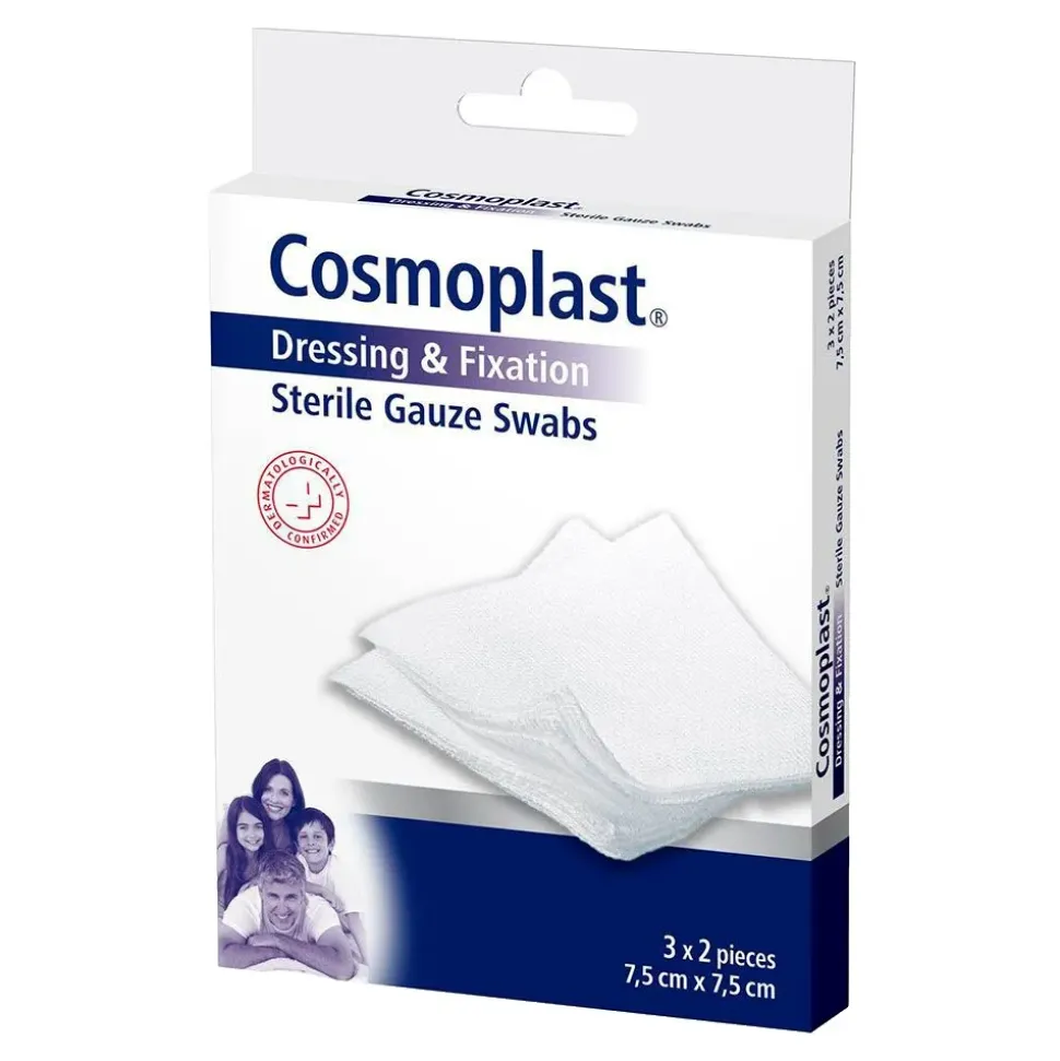 Cosmoplast Gasas estériles 6 unidades