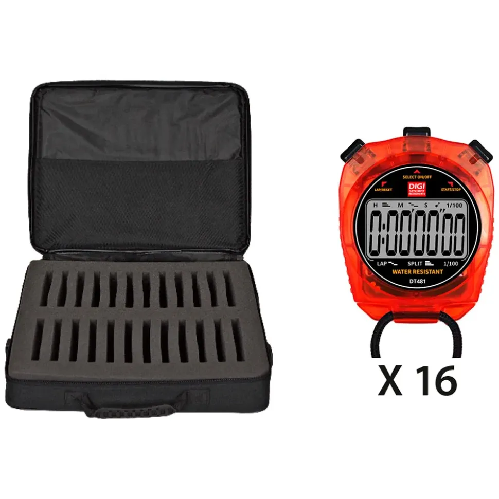 Digi Sport Instruments Cronómetro DT481+Soft Case 16 unidades