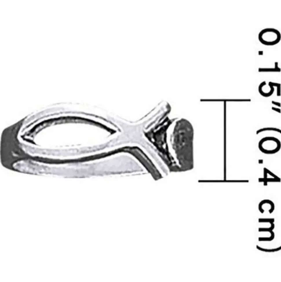 Dive Silver Anillo de Pie de Pez