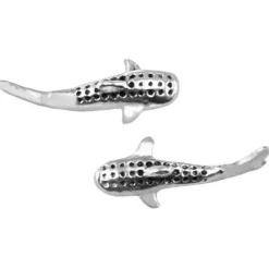 Dive Silver Pendientes Small Whale Shark