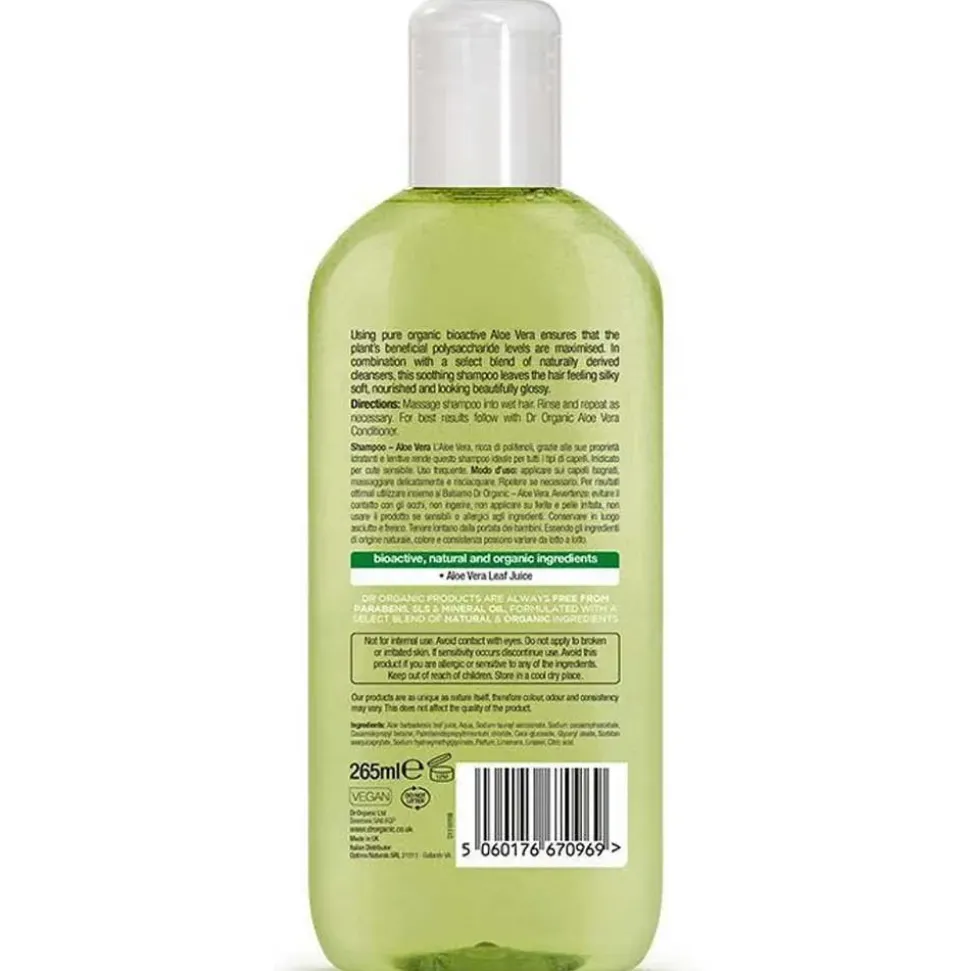 Dr. Organic Champú Aloe Vera 265ml