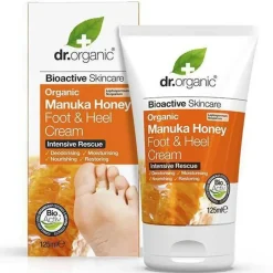 Dr. Organic Crema para pies y talones de Manuka 125ml