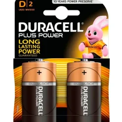 Duracell Batería LR20 Plus Power 2 unidades